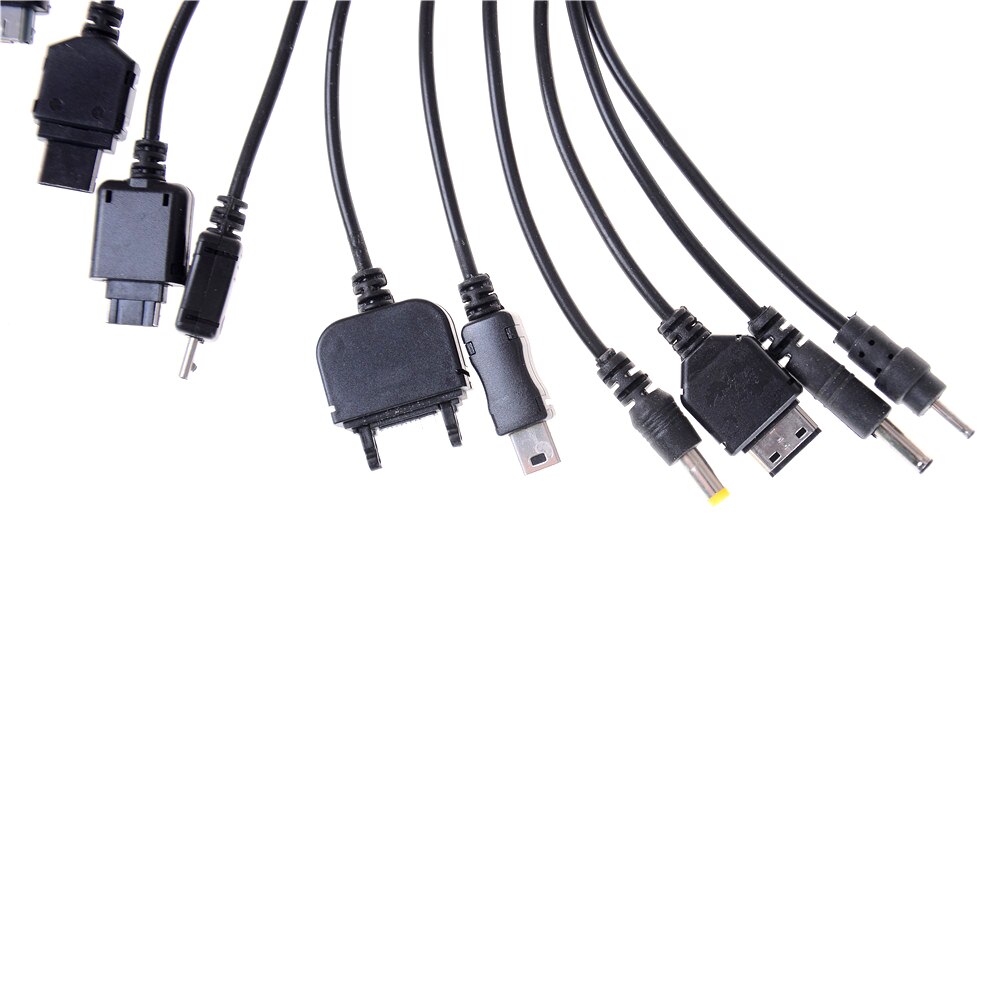10 i 1 usb multilader uttrekkbar telefonkabel til telefon til htc universell