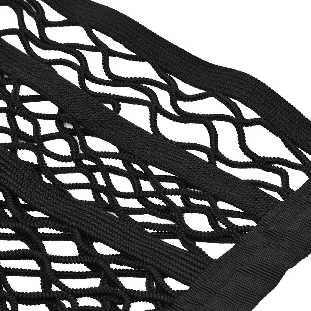 Auto Safety Mesh Stretchable Storage Bag Universal for Cars, SUVs -Easy Install, Car Divider for Driving Safely with Children &