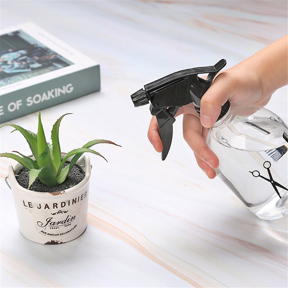 1pc bekvämlighetsväxter blommor sprayflaska frisör vattenspruta frisörsalong verktyg plast sprayflaska 25ml