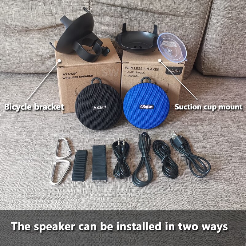 10W Fiets Kolom Waterdichte Douche Speaker Boombox Soundbar Draagbare Fietsen Bluetooth Speaker Akoestiek Geluid Woofer Handen