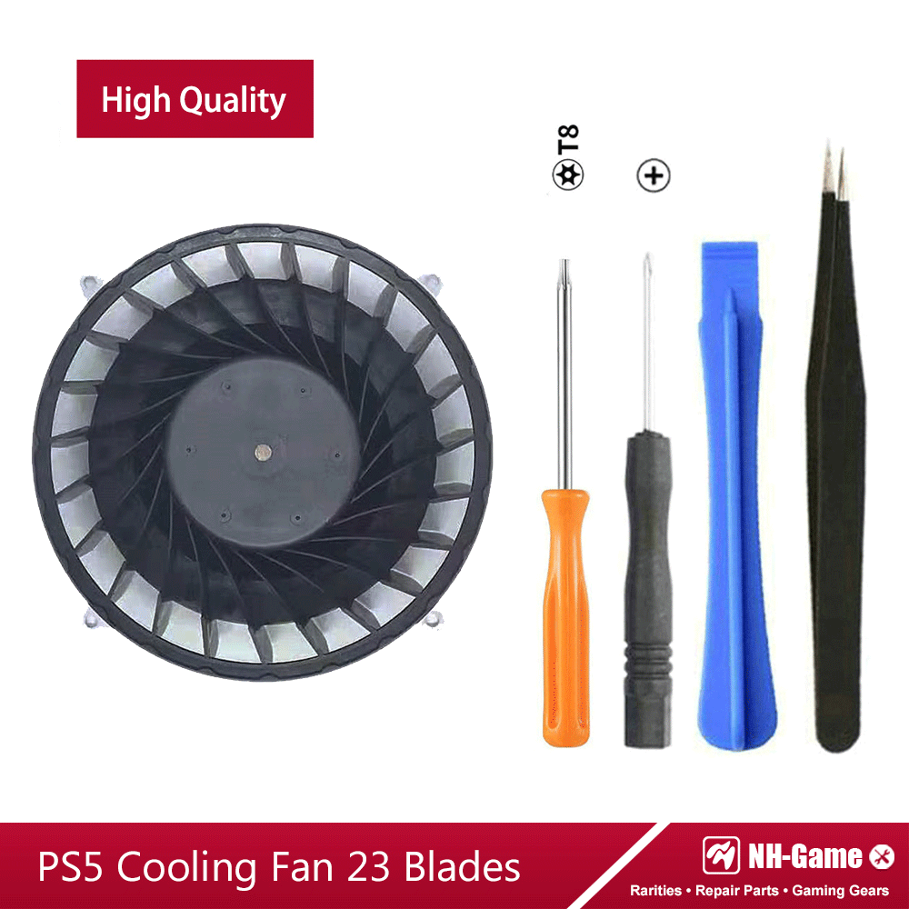 Internal Radiation Cooling Fan For PS5 Consoles 17 Blades G12L12MS1AH-56J14 Cooler Fan For PS5 Host 23 Blades NMB: New 23 Blades