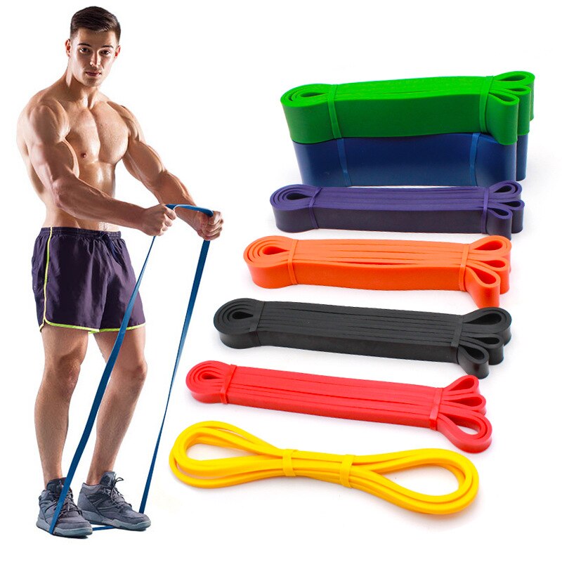 Juego de bandas de resistencia elástica de alta resistencia, tubo de goma para ejercicio, cuerda de entrenamiento para entrenamiento, para Pilates, Crossfit