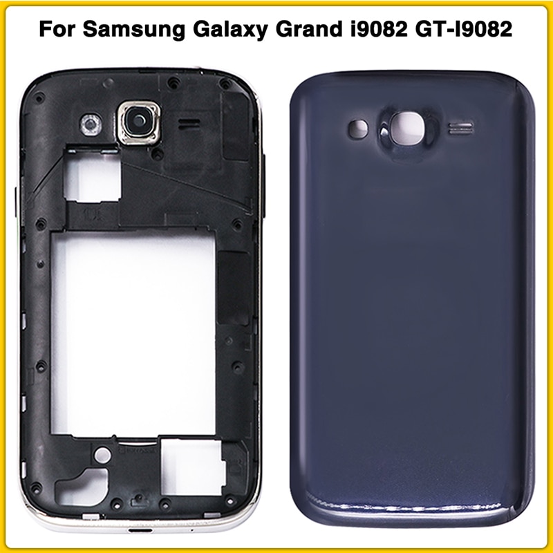 I9082 Volledige Behuizing Case Voor Samsung Galaxy Grote I9082 GT-I9082 Batterij Back Cover Deur + Midden Frame Bezel Chassis
