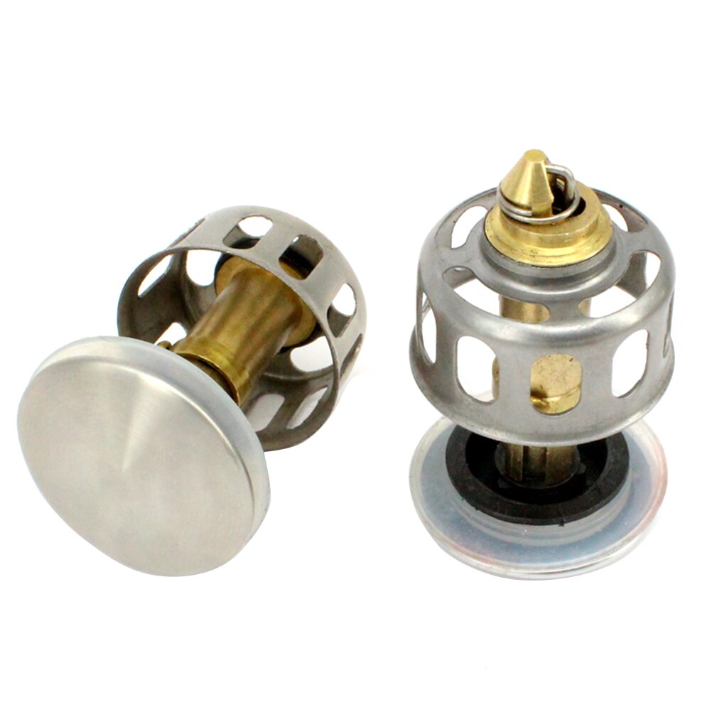 Universal Wash Basin Bounce Drain Filter Kitchen Bathroom Strainer Sink Drain Stopper