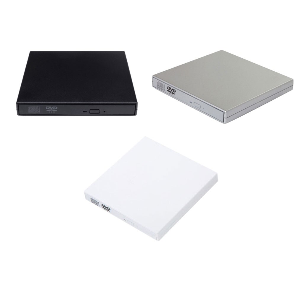 USB 2.0 External CD/DVD ROM Player Optical Drive DVD RW Burner Reader Writer Laptops PC Windows 7/8/10