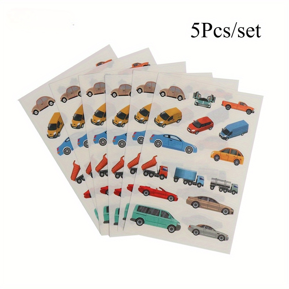 2/4/5Pcs DIY Railway Road Tape Traffic Sticker Adhesive Intelligence Route Mark Safety Education Study Road Signs Tool: Blue