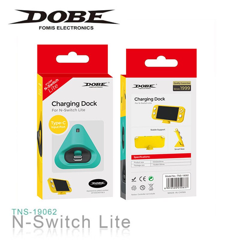 Bærbar trekant universal spillemaskine oplader base beslag oplader til ns switch lite gaming tilbehør