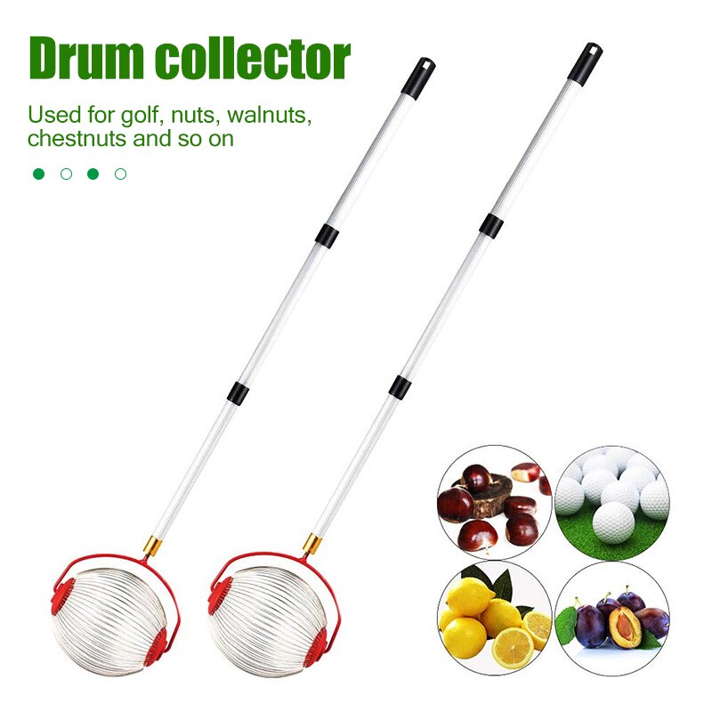 Fruit Picker Collector Harvester Nut Collector Walnut Chestnut Gatherer Catcher Aluminum Alloy Adjustable Garden Picking Tool