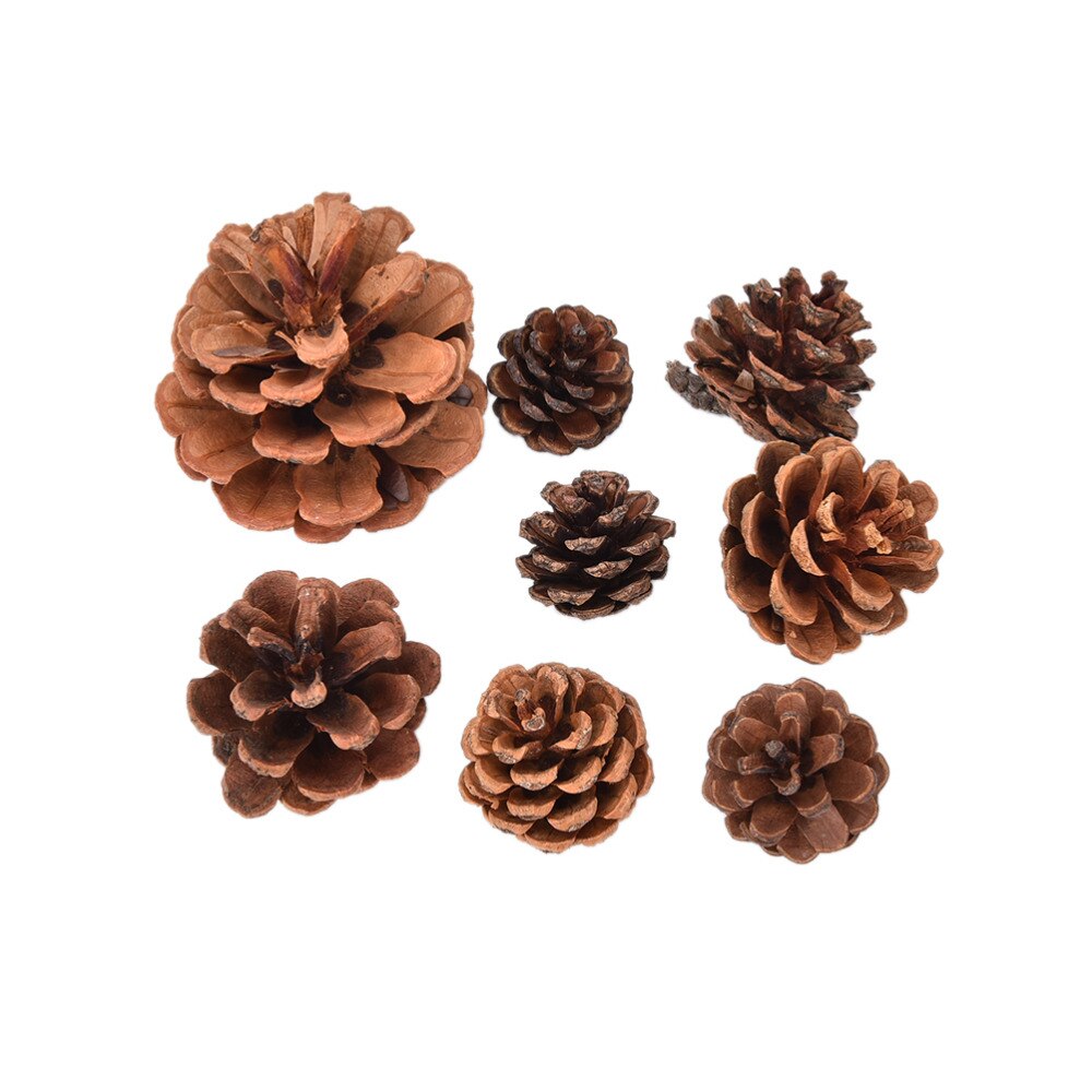 10Pcs Kerst Dennenappels Snuisterij Xmas Tree Party Opknoping Decoratie Voor Thuis Kerst Ornament Enfeites Natal