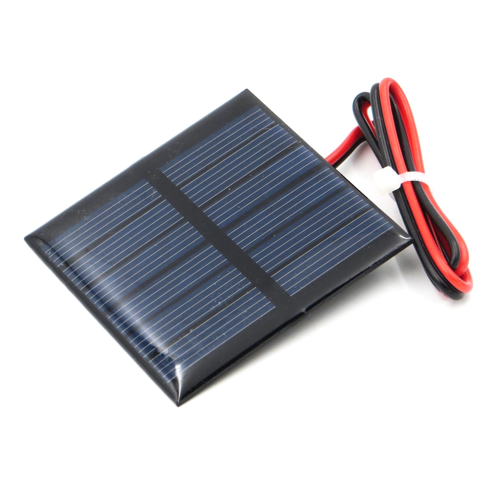 Panel Solar con cable de conexión 1/1. 5/2/3/3,5/4 V 100mA 120mA 150mA 250mA 300mA 350mA 435mA 500mA cargador de teléfono celular