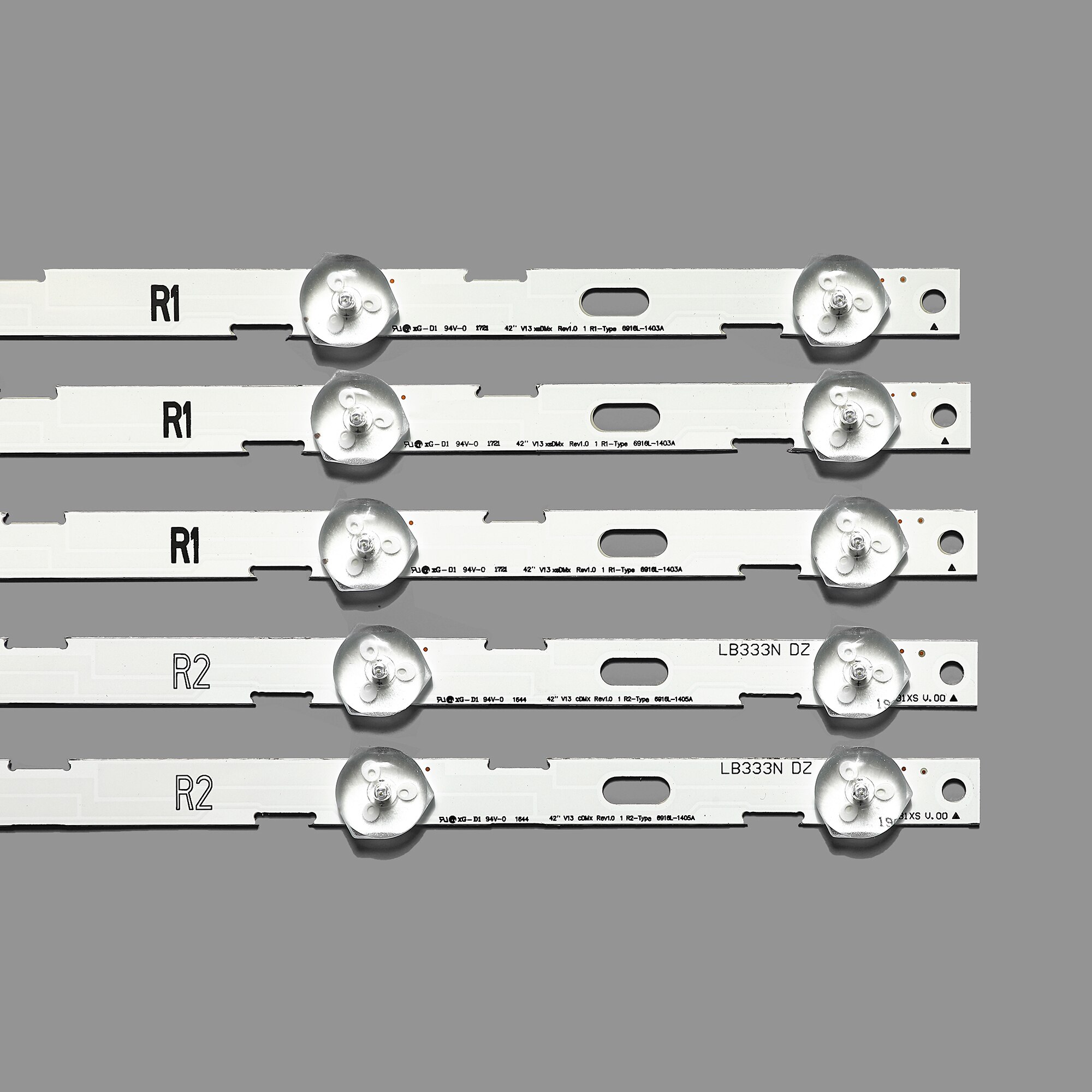 10 stücke LED Streifen Für LG 42'' V13 cDMS Umdrehung 1,0 1 L1 R1 L2 R2-Typ 6916L-1402A 6916L-1403A 6916L-1404A 6916L-1405A LC420fällig 42LN549E