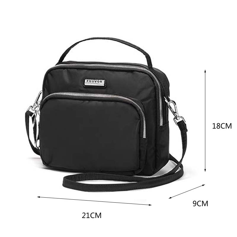 Fouvor luxe femmes Messenger sacs Nylon décontracté embrayage Carteira sac à main sac à bandoulière pour dames Bolsa Feminina