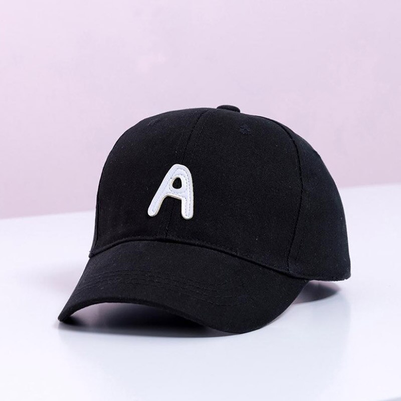Doitbest 2 to 7 vuotiaille kevään lasten lippalakki pojille ja tytöille, kirjontakirjaimet, snapback-säädettävä lasten hiphop-hattu, aurinkolippis: Musta