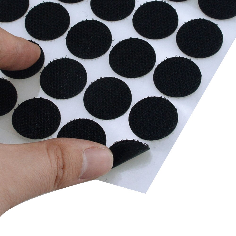 100Pair 20-30MM Velcros Adhesive Self Adhesive Fastener Tape Hooks and Loops Magic Tape Dots Sticker Nylon Home Klitterband Glue