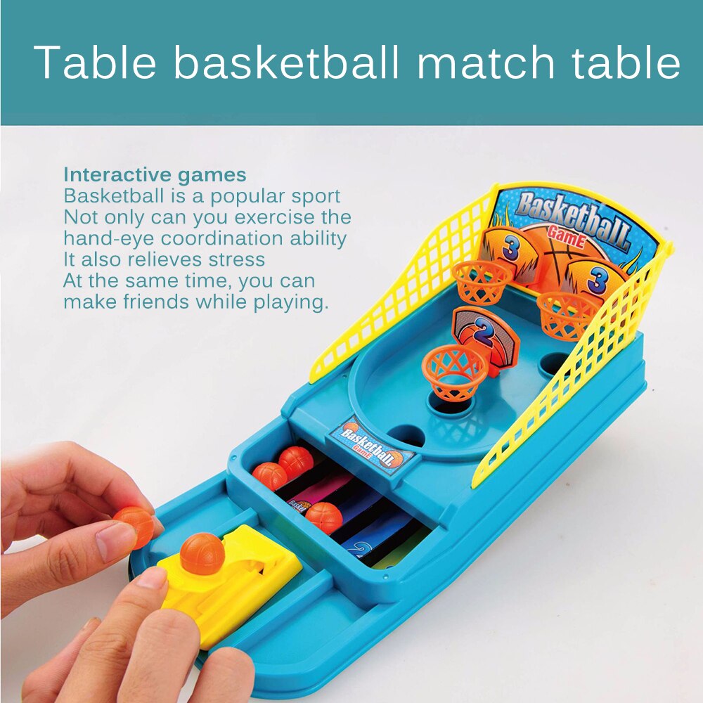 Kinderspeelgoed Dubbele Vinger Ejectie Basketbal Hof Board Game Ouder-kind Interactieve Jongen Desktop Educatief Speelgoed