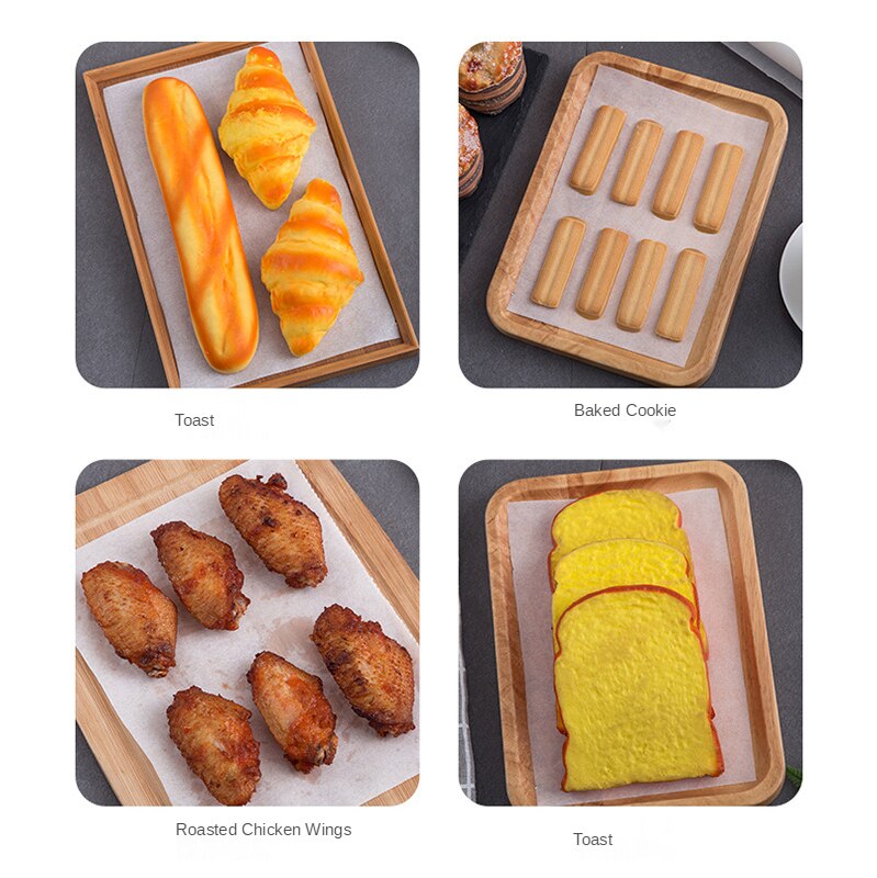 Hornear en Casa de papel de silicona para barbacoa, pastel de barbacoa, mantequilla, papel de horno, rollo de papel para hornear, herramientas de cocina antiadherentes para el hogar