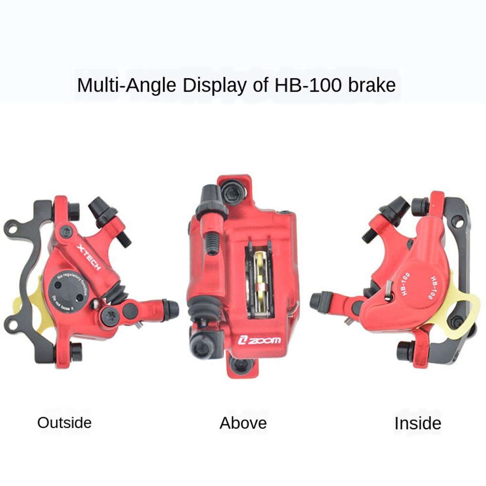 Zoom Mountain Bike Hydraulic Brake Road Bike Brake Level Hb100 One-Piece Forging Line Pull Oil Disc Brake