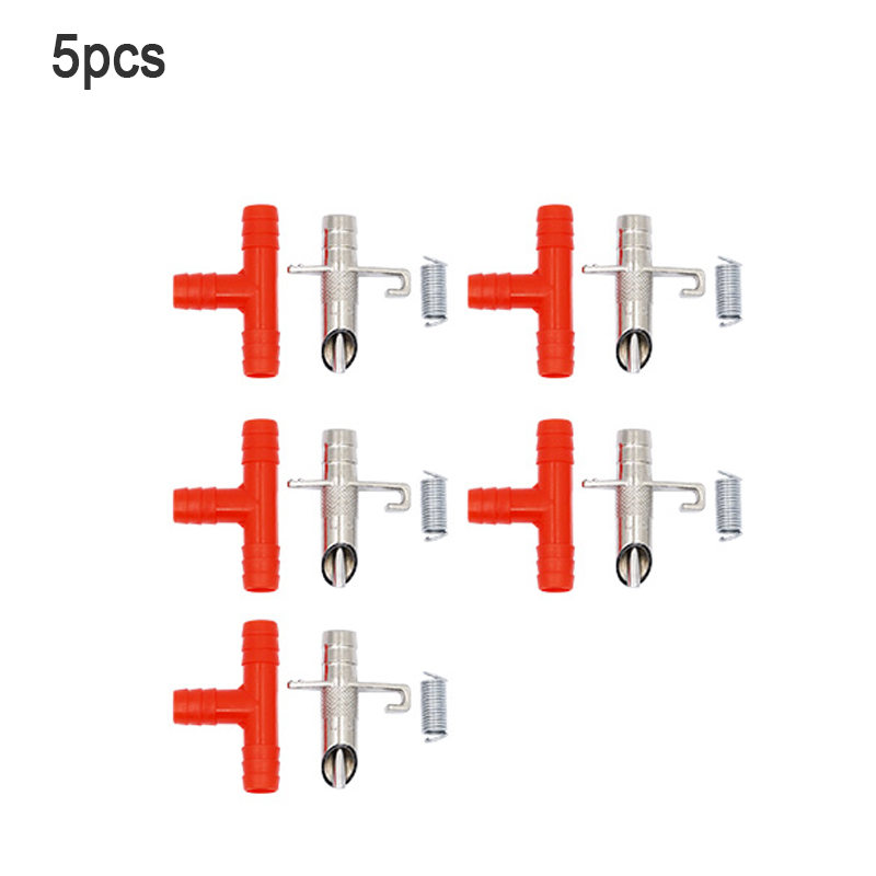 Abreuvoir à tétine automatique pour lapin, 5/10/15 pièces, abreuvoir pour rongeurs: 5pcs