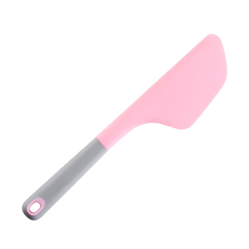 Rschef Bakken Tools Antislip Lange Handvat Grote Taart Schraper Roze Food-Grade Antislip Lange Handvat siliconen Uitstrijkje Mes