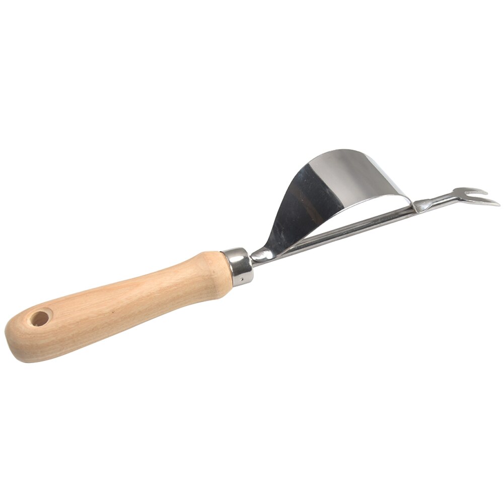 Garden Home Weeder Fork Weeding Tool Stainless Steel Manual Digging Puller Durable Ergonomic Seedling Transplanter Easy To Use