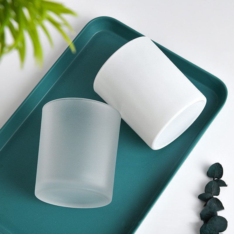 Pratici barattoli di candele fai-da-te vasetti di candele in vetro per aromaterapia tazze di candele fai-da-te