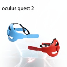Suitable for Oculus quest 2 controller K6 replacement headband, adjustable VR accessories blue and red