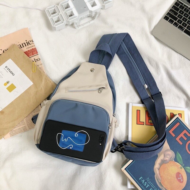 Trend Mode Rugzak, Mini Persoonlijkheid Rugzak Voor Vrouwen, Nylon Tas, Schooltas Voor Tiener Meisjes Vrouwen Rugzak