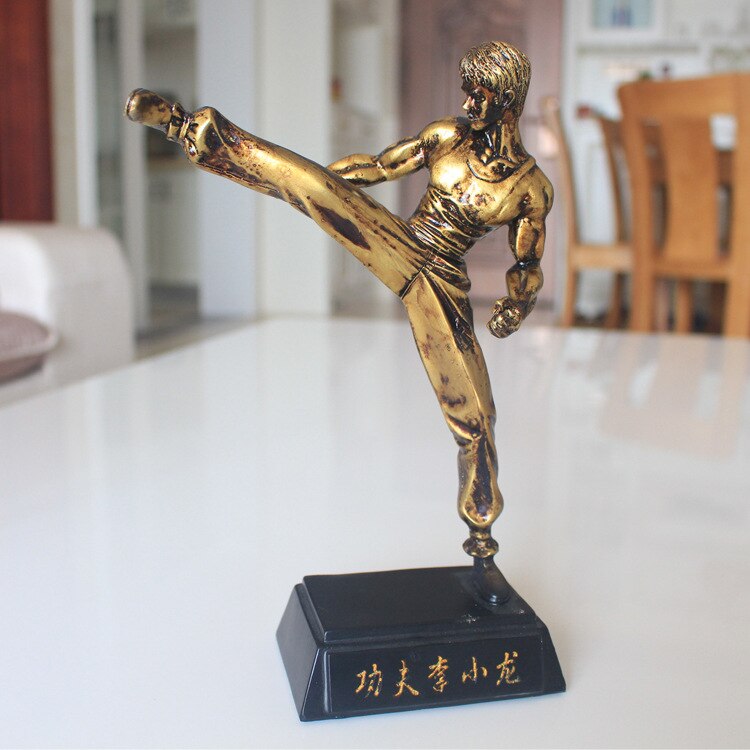 Sculpture en résine sculptée pour perte de poids, Sculpture de musculation pour hommes, Statue de Fitness, décoration artisanale pour salle de sport, de décoration de bureau: G