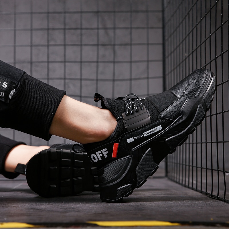 Schoenen Mannen Lichtgewicht Ademend Comfortabele Klassieke Heren Casual Schoenen Antislip Mannen Sneakers Lace-Up Mesh flats