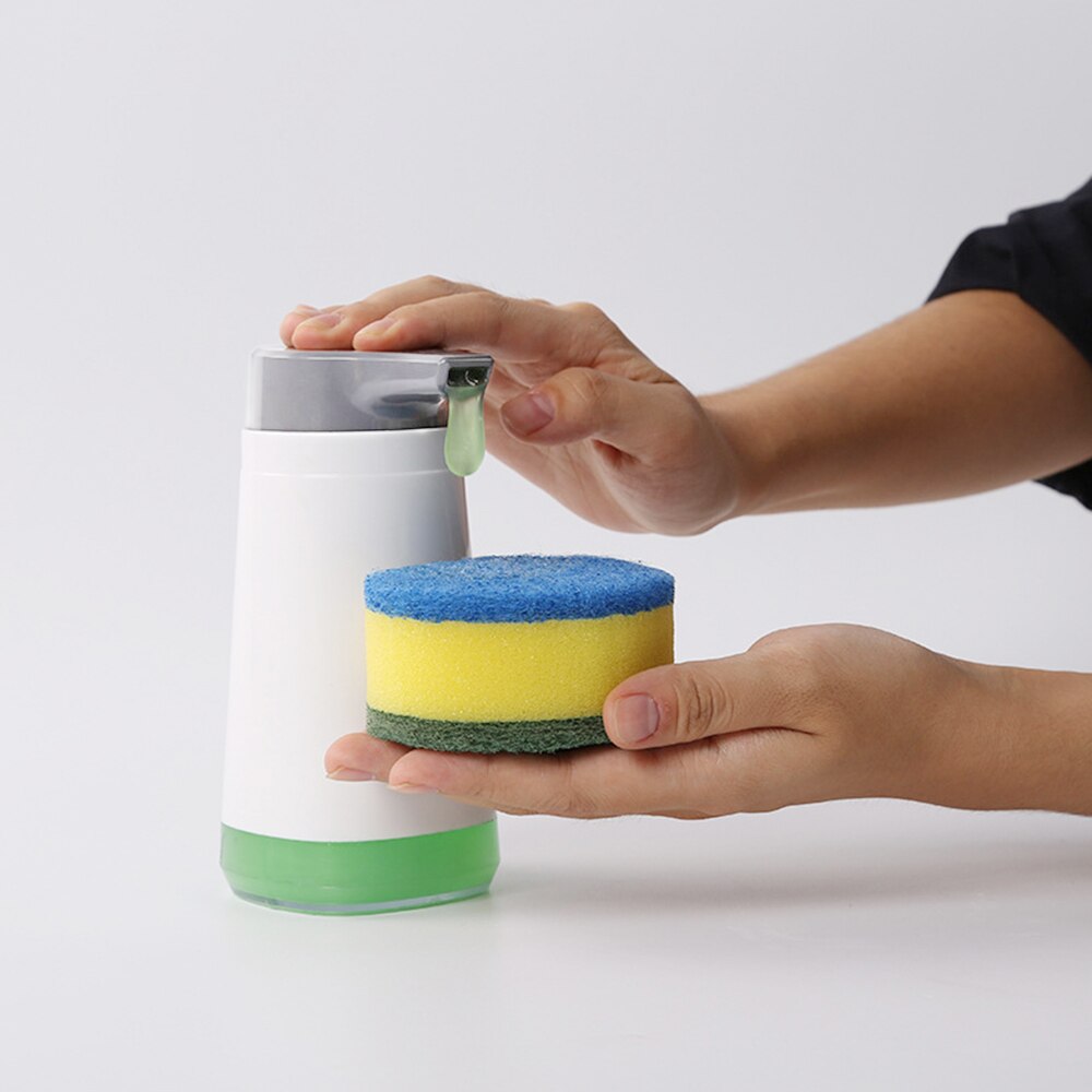 Manual Press Liquid Soap Dispenser Refillable Bottle Dispensers For Dishwashing Hand Washing Shampoo Soap Container