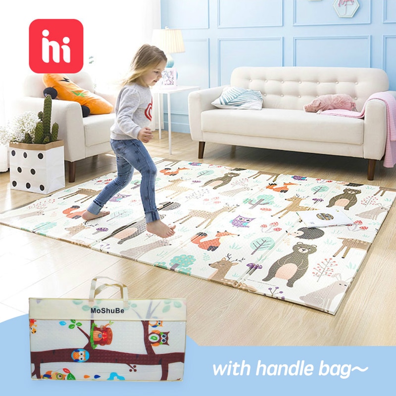 200cm * 180cm XPE Baby Spielen matt Spielzeug Für freundlicher Teppich Playmat Entwicklung matt Baby Zimmer Krabbeln Pad klapp matt Baby Teppich