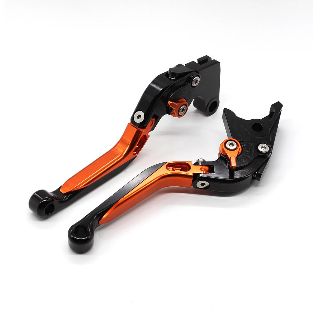 CNC Adjustable Aluminum Motorcycle Folding Extendable Brake Clutch Lever For Aprilia PEGASO 650 1992 - 1996 1993 1994 1995: Color 7