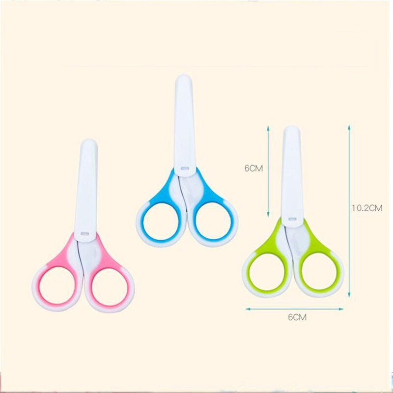 Kids Round Head Manicure Tool Baby Scissors Safe Health Care Care Set Safe Baby Care Equipment