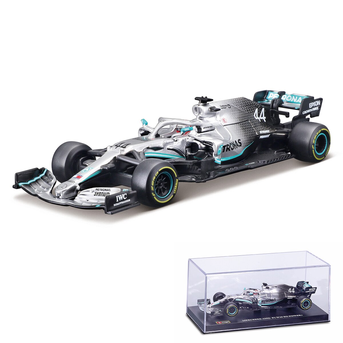 Bburago 1:43 RB15 RB16B #33 F1 Formula Car Static Die Cast Vehicles Collectible Model Racing Car Toys: 2019 W10 44