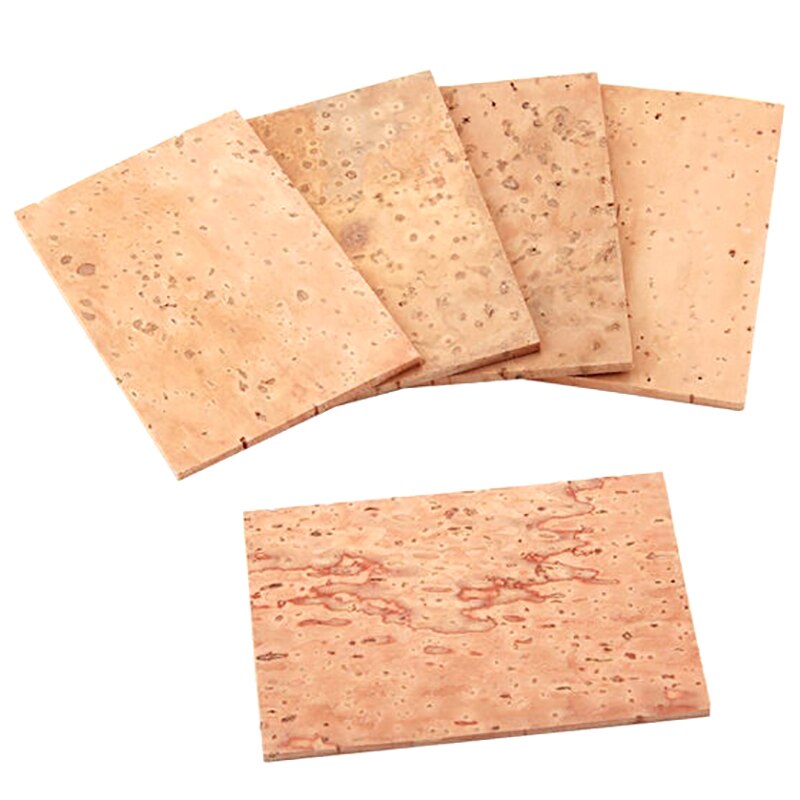 50Pcs Saxophone Neck Cork Sheet 2Mm Sopraan Tenor Altsaxofoon Klarinet Joint Natuurlijke Neck Cork Sheet Natuurlijke Kit