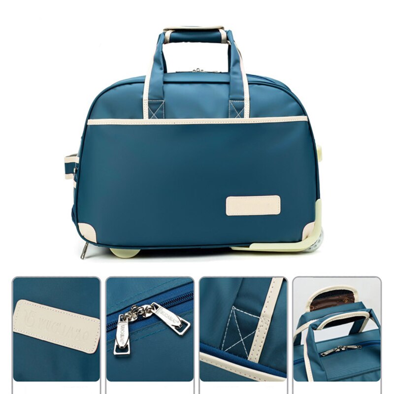 Rollende Koffer Mode Waterdichte Bagage Tas Thicken Handbagage Trolley Bagage Lady Reizen Bagage Met Wielen