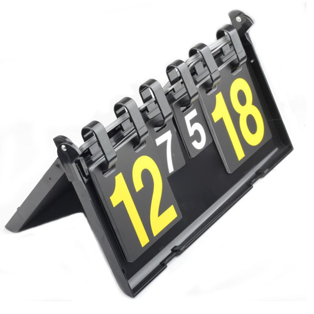 Basketball Scoreboard Four - Digit High - End Multi - Function Table Tennis Scorer Flip Badminton Table Tennis 4 Digits Scoring
