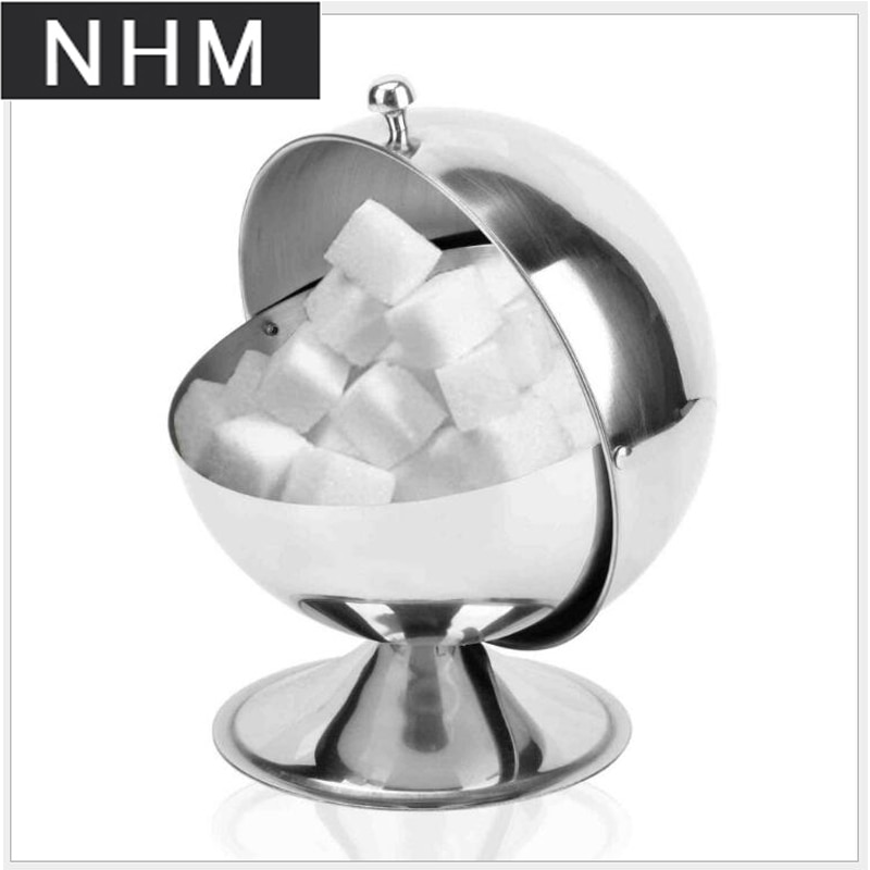 NHM 1 stks roestvrijstalen keuken bal suiker cup kruiden jar
