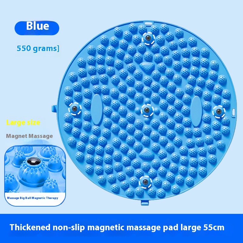 Ronde voetmassage Vingerdrukplaat Magnetische therapie Voetmassageapparaat Sport Fitness Voetmassage Pad: Sky Blue