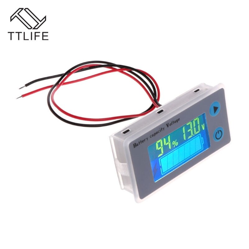 TTLIFE 10-100V Universele LCD Auto Zuur Lood Lithium Batterij Capaciteit Indicator Digitale Voltmeter Voltage Tester Monitor JS-C33