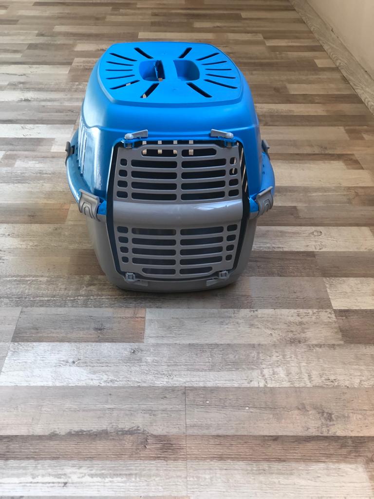 Blue Pet Transport Cage: Default Title