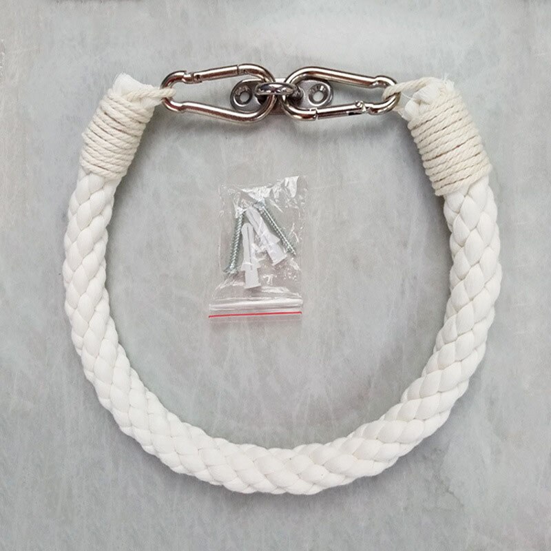 Retro Paper Towel Rack Dispenser Punch-free Toilet Tissue Holder Hanging Rope Bathroom Towel Rack Decoration: Style 5