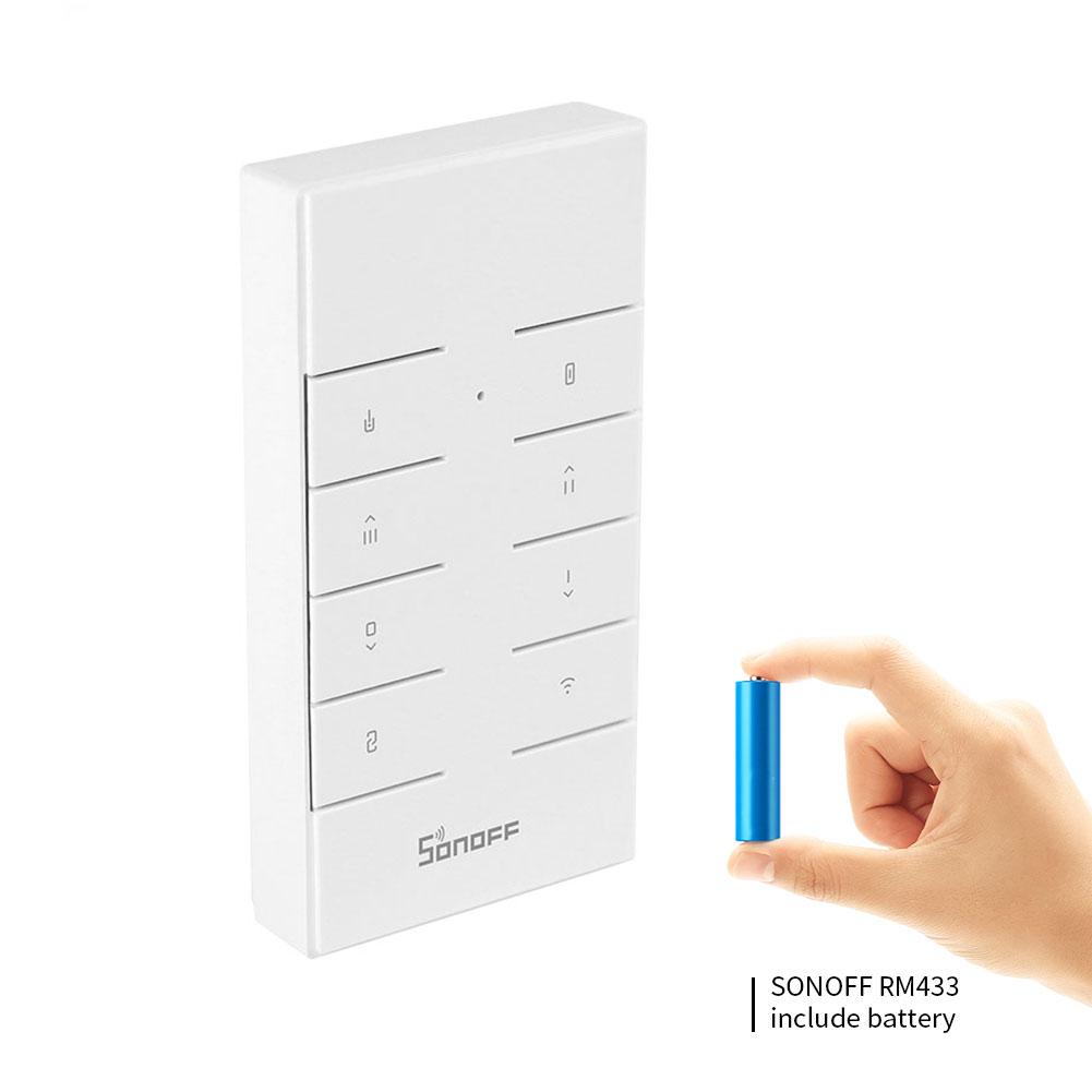 Wireless Remote Controller For Sonoff RF Series 8-button RF Remote Control For SONOFF RM433 Accessories: Default Title