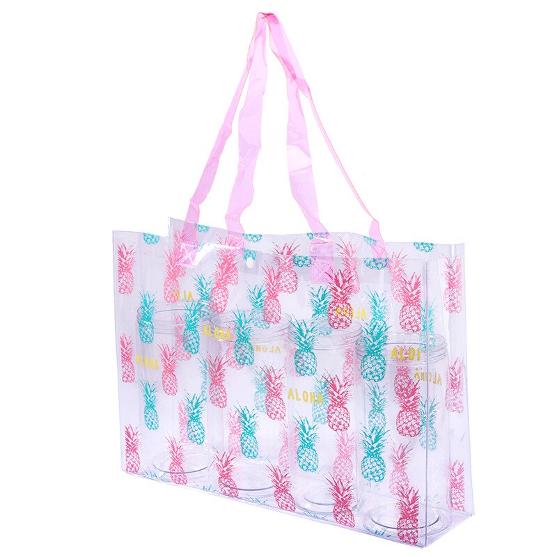 Bolso De Mano Transparente Para Hombre Y Mujer, Bolsas De Hombro Transparent Aprobadas Para El Tadio, Bolsas De Cosméticos De PVC Para Viaje, Bolso Grande Para Gimnasio, Nuevo - AliExprs 1524