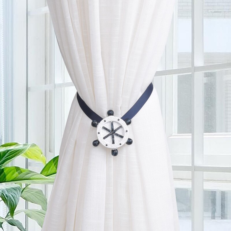 Gardiner anker ror tieback holder spænde clips magnetisk bruser rem tilbehør jjjry 771: C