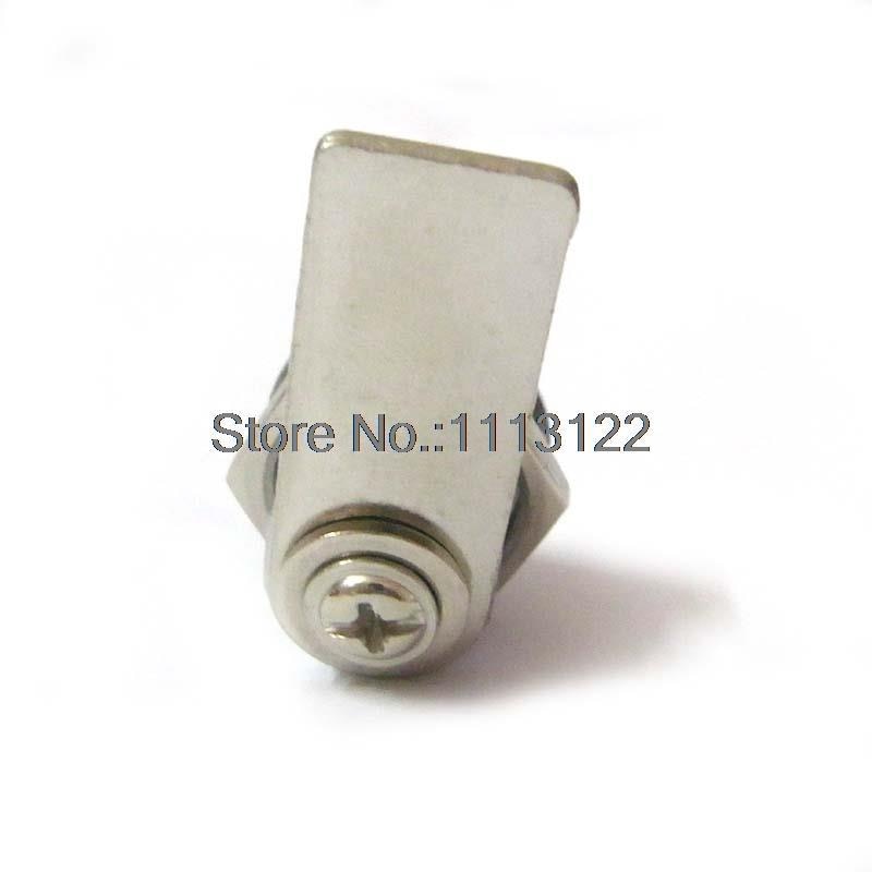 M19-16 Furniture Mailbox Lock Toolbox Drawer Locks Zinc Alloy File Cabinet Lock Electrical Cabinet Cam Lock Key aliked 1 PC