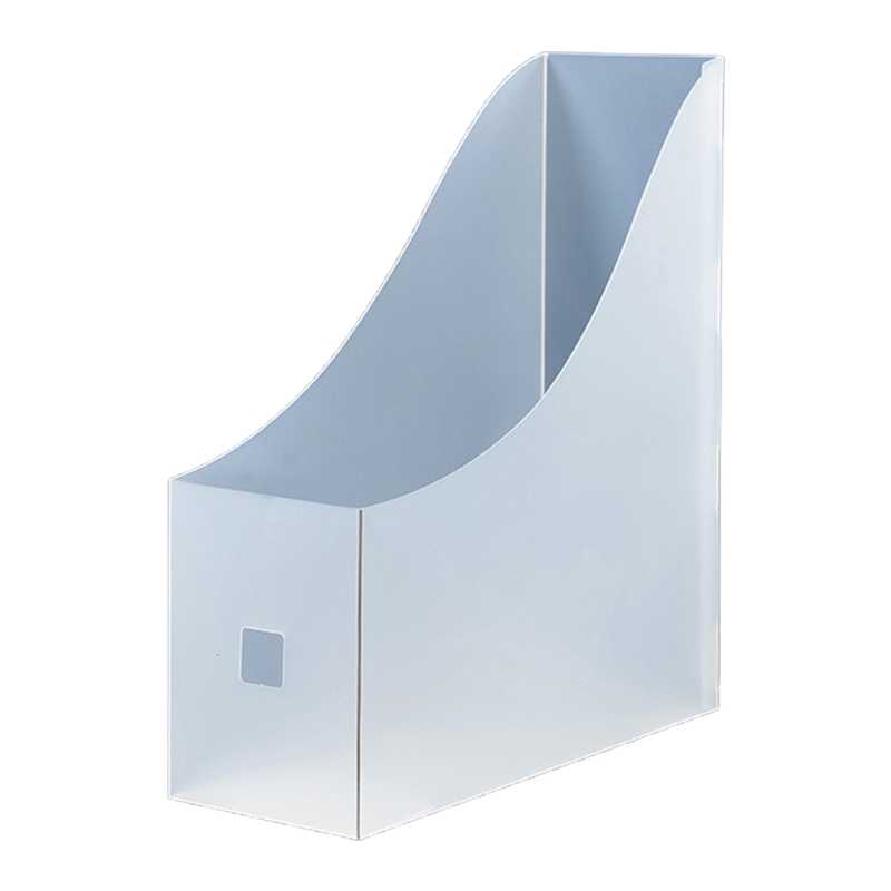 Plastic Magazine File Holder Document Organizer Multi-Functional Storage Box Countertop Stationary Case for Home