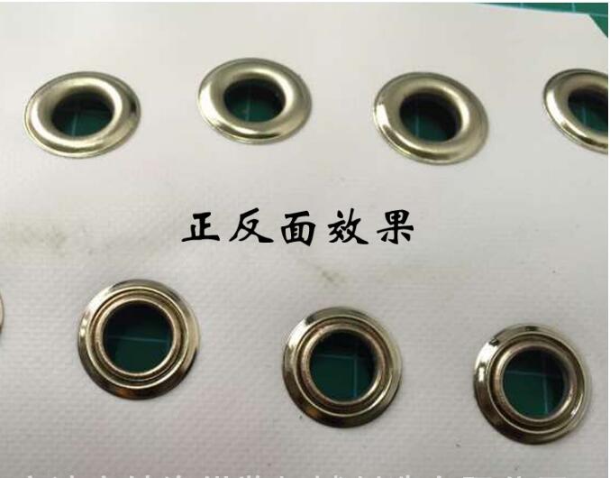 1000 pcs 19mmx10mmx6mm AD Flag Eyelets Solid Metal Eyelets for Leather Craft Grommet Banner