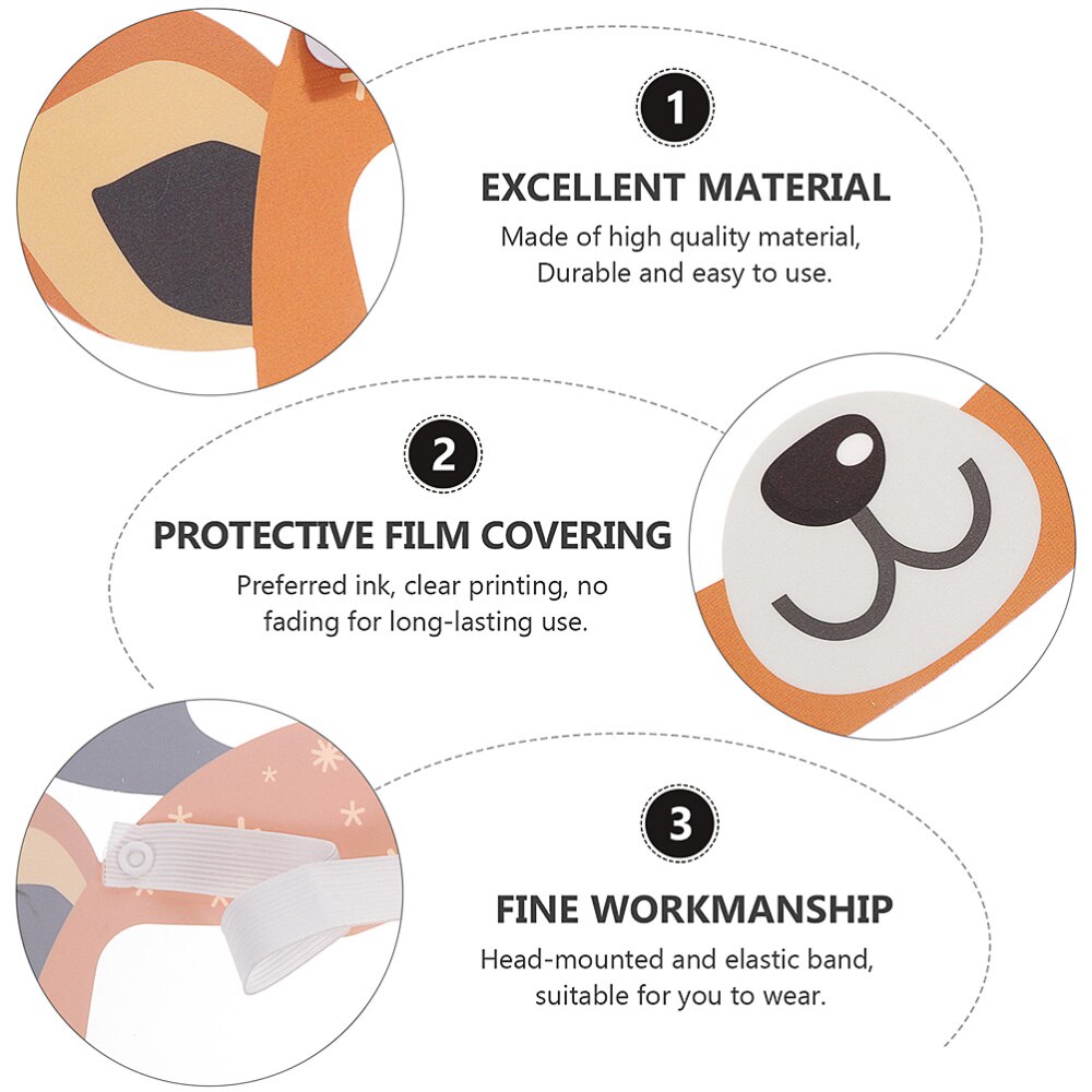 Mooie Duurzaam Anti-Kras Beschermende Kerst Maskers Kinderen Maskers Kinderen