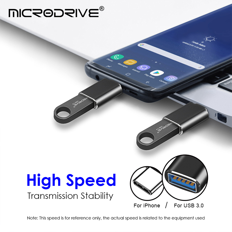 2 in 1 OTG Adapter USB3.0 To USB C / Type-C To USB 3.0 Flash Drive USB-C Adapter Pendrive Stick